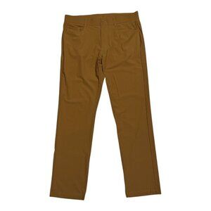CALLAWAY Golf Lightweight Breathable Brown Summer Pants Mens 34x32